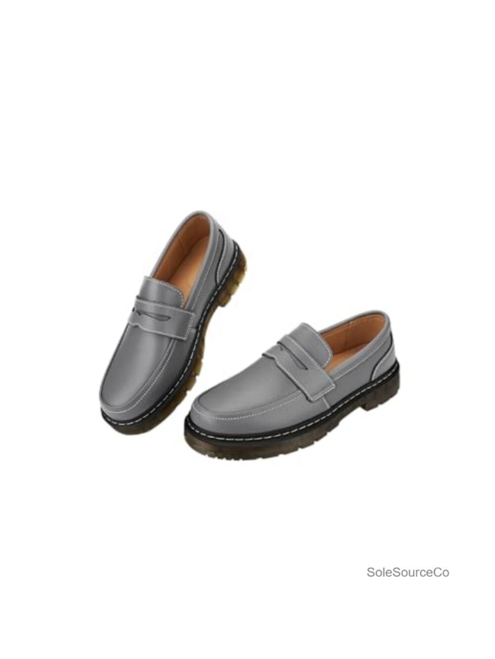 Women's Classic Penny Loafers Leather Slip-On Driving Mocc